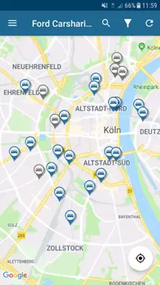 Ford Carsharing android App screenshot 2